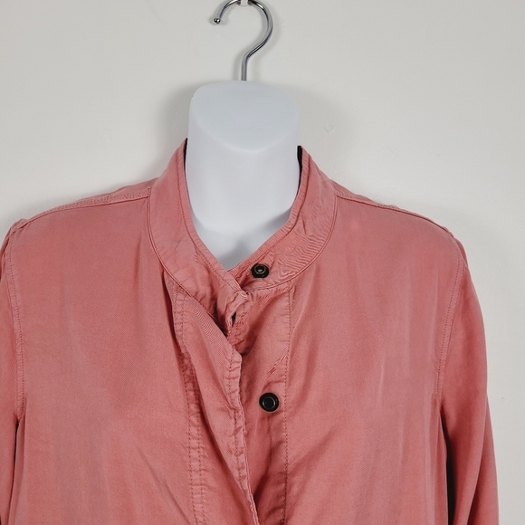 Sanctuary 100% Lyocell Snap Front Lightweight Jacket Size M - Picture 2 of 8